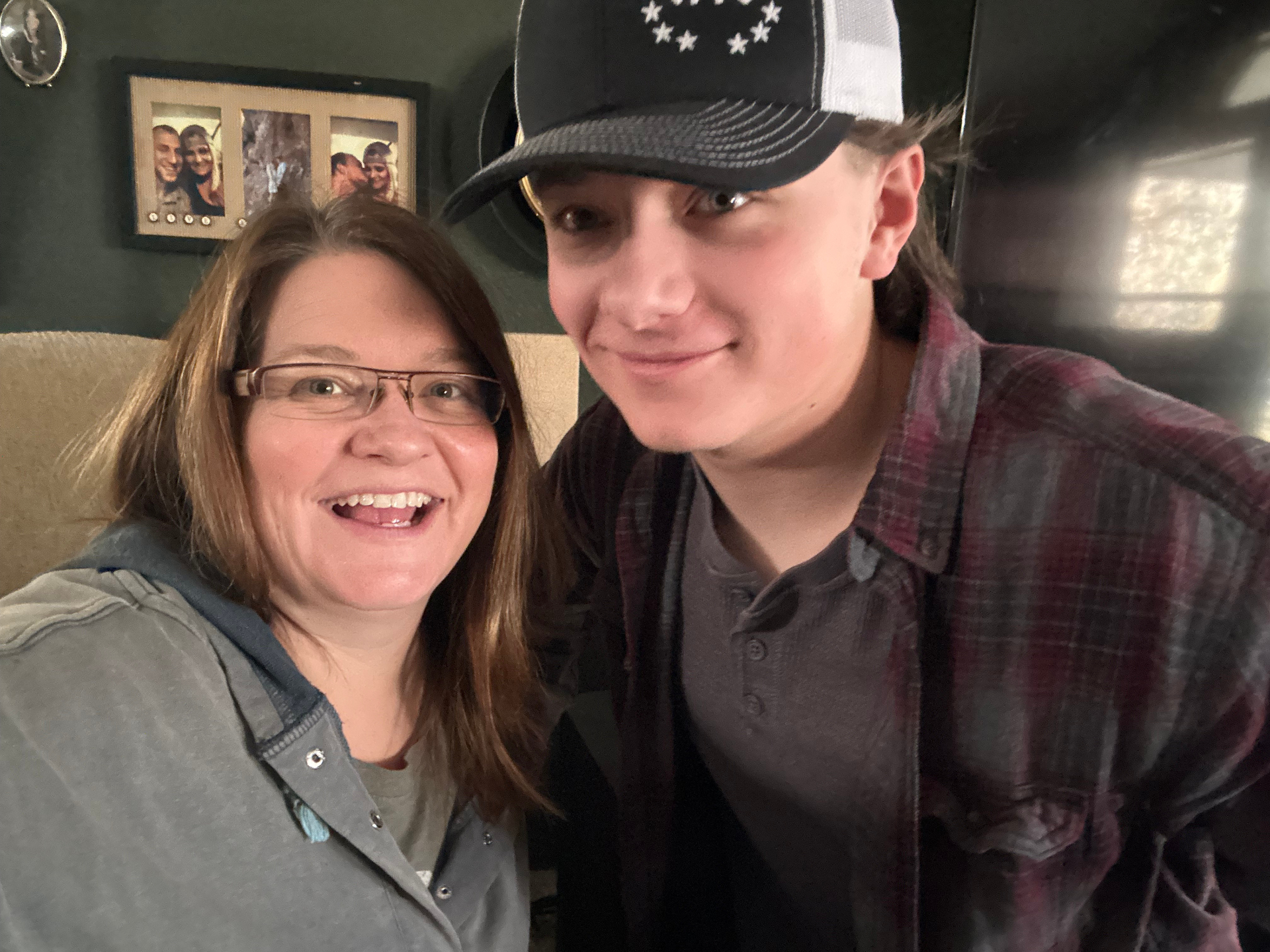 Mom & the mullet